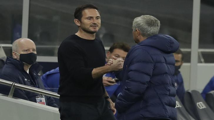 Frank Lampard and Jose Mourinho